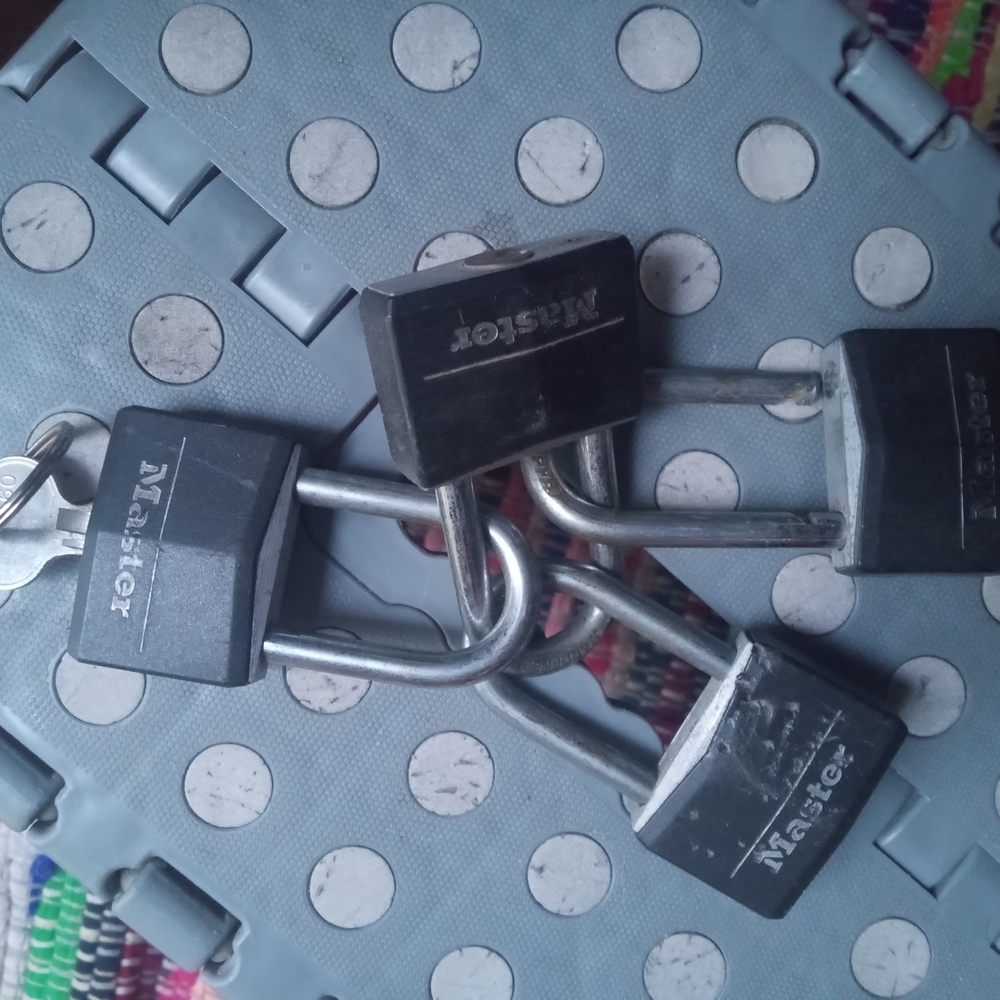 Master Lock Black Padlocks Set